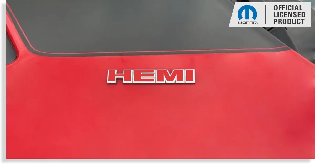Hemi Emblem Overlay Decals (Pair) - 09-10 Challenger Rt 1