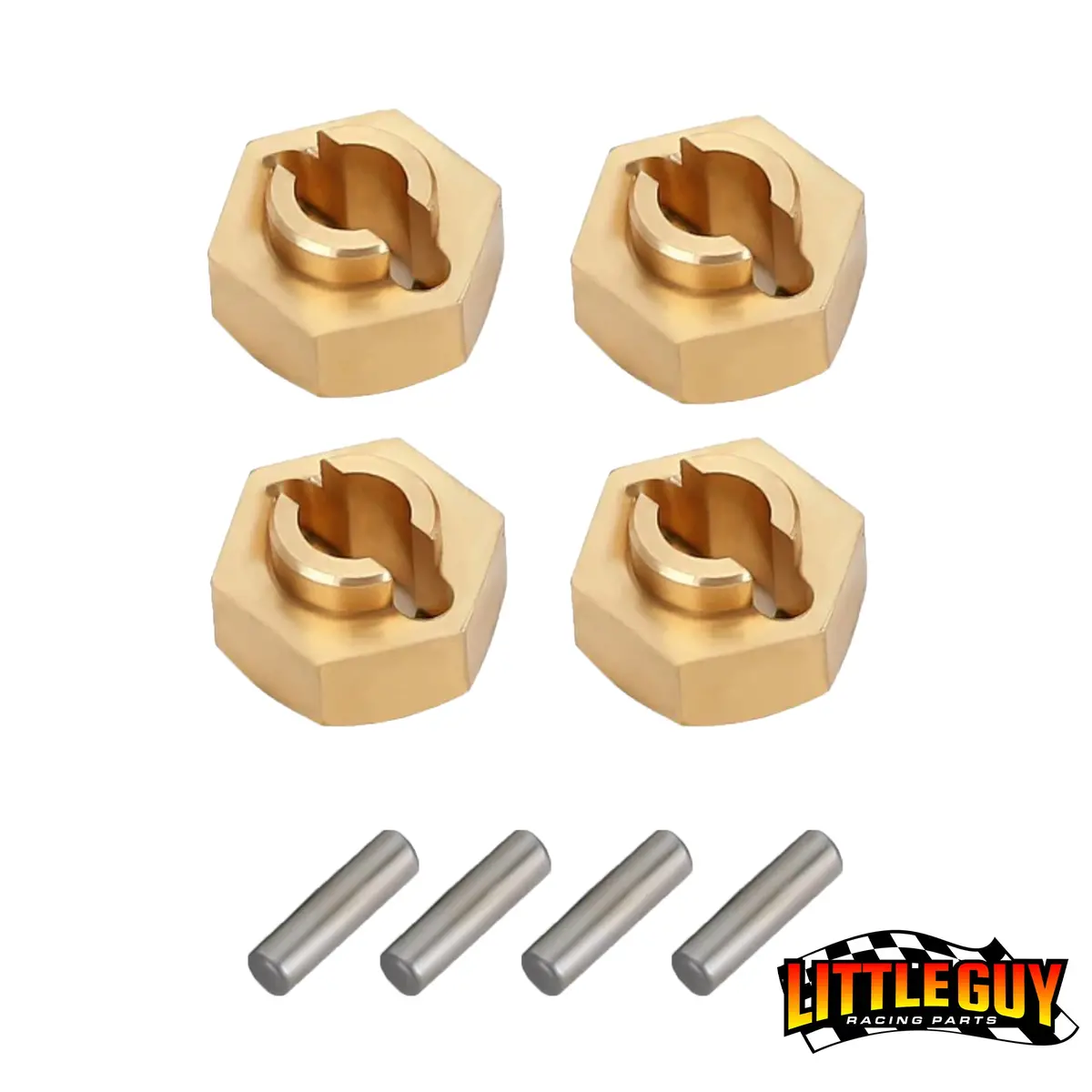 Lgrp® Brass Wheel Hex Adapters 1