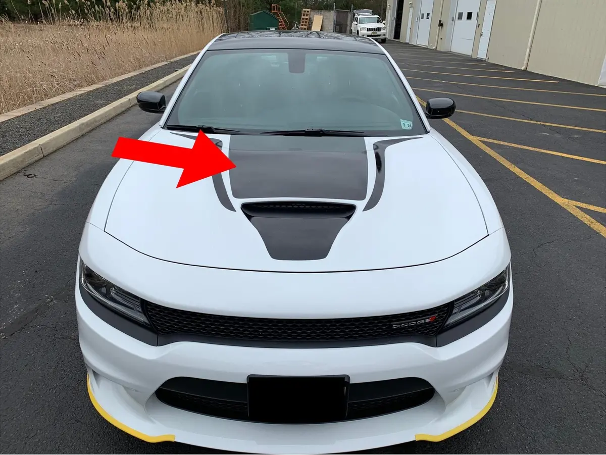 Hood Decal Cover For 2015-2021 Dodge Charger 1