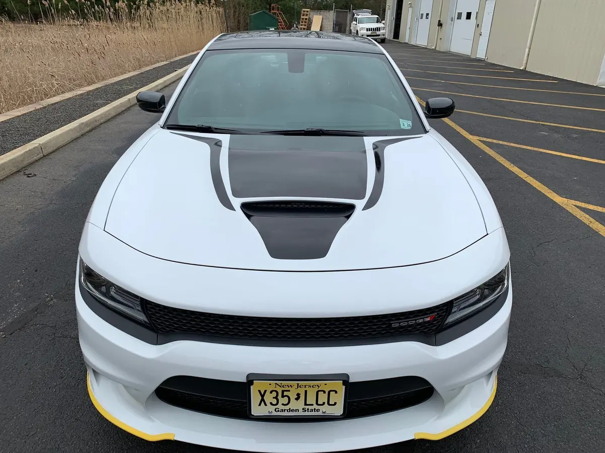 Hood Spears And Front Small Hood Decal Cover For 2015-2021 Dodge Charger 1