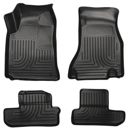 Husky Front/Rear Black Floor Mats 2008-2014 Challenger 1