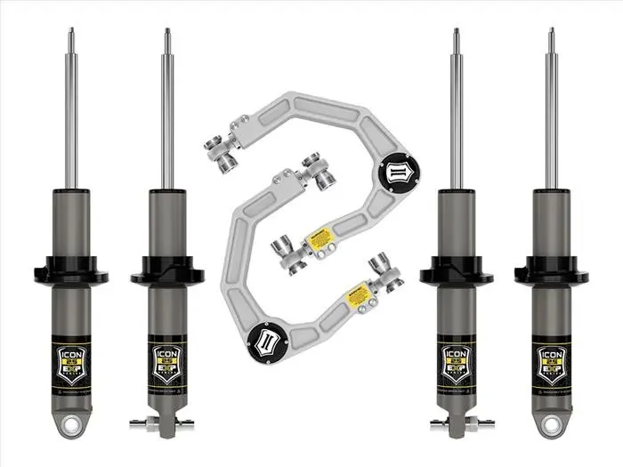 Icon 0-2" Lift Stage 2 Suspension System, Billet Arms, 2021-2023 Bronco Hoss 2.0 1