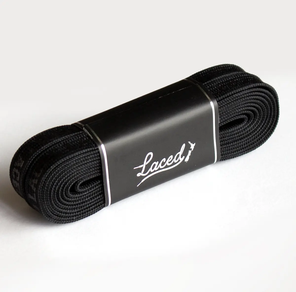 Laced - Wax Stealth Black Laces (53", 62”, Or 84") 1