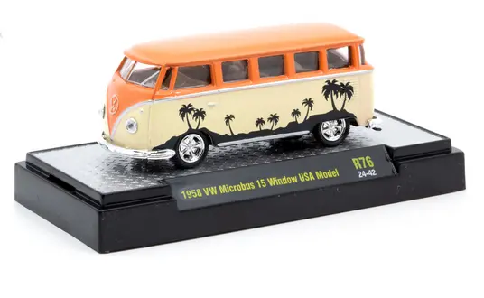1958 Volkswagen Microbus M2 Machines 1:64 Scale Model Kit Release 76 2