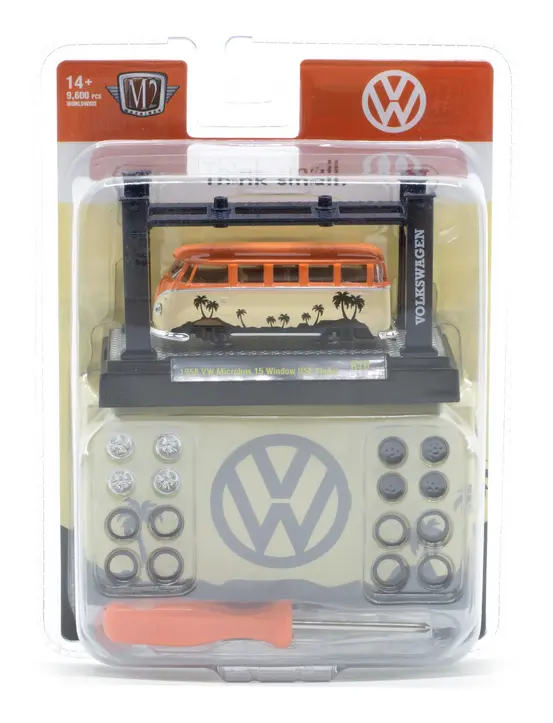 1958 Volkswagen Microbus M2 Machines 1:64 Scale Model Kit Release 76 1