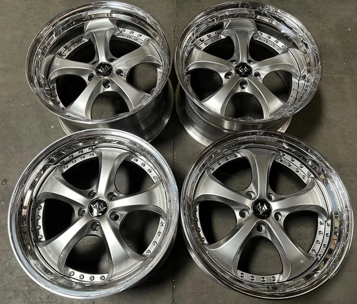 19" GMR Saint Forged Alloy Wheels – 5x114.3 Bolt Pattern with Step Lip Design