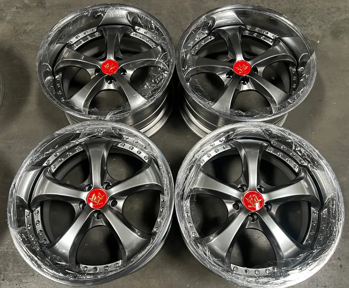 GMR Saint 18" Hyper Black Alloy Wheels – 5x100 Bolt Pattern