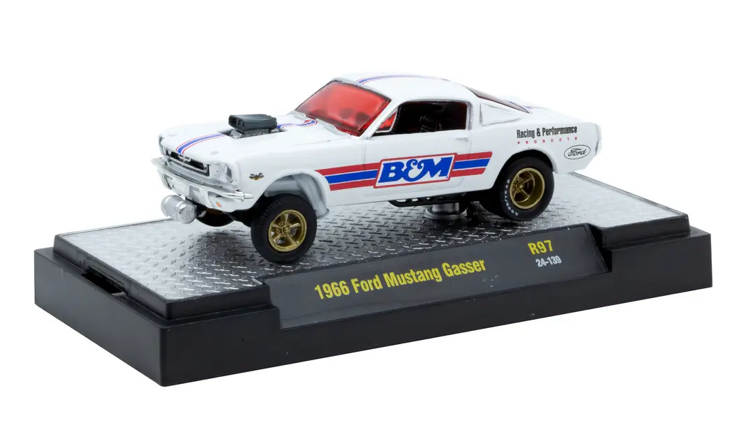1966 Ford Mustang B&M M2 Machines 1:64 Scale Auto-Thentics Release 97 2