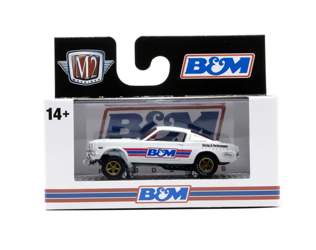 1966 Ford Mustang B&M M2 Machines 1:64 Scale Auto-Thentics Release 97 1