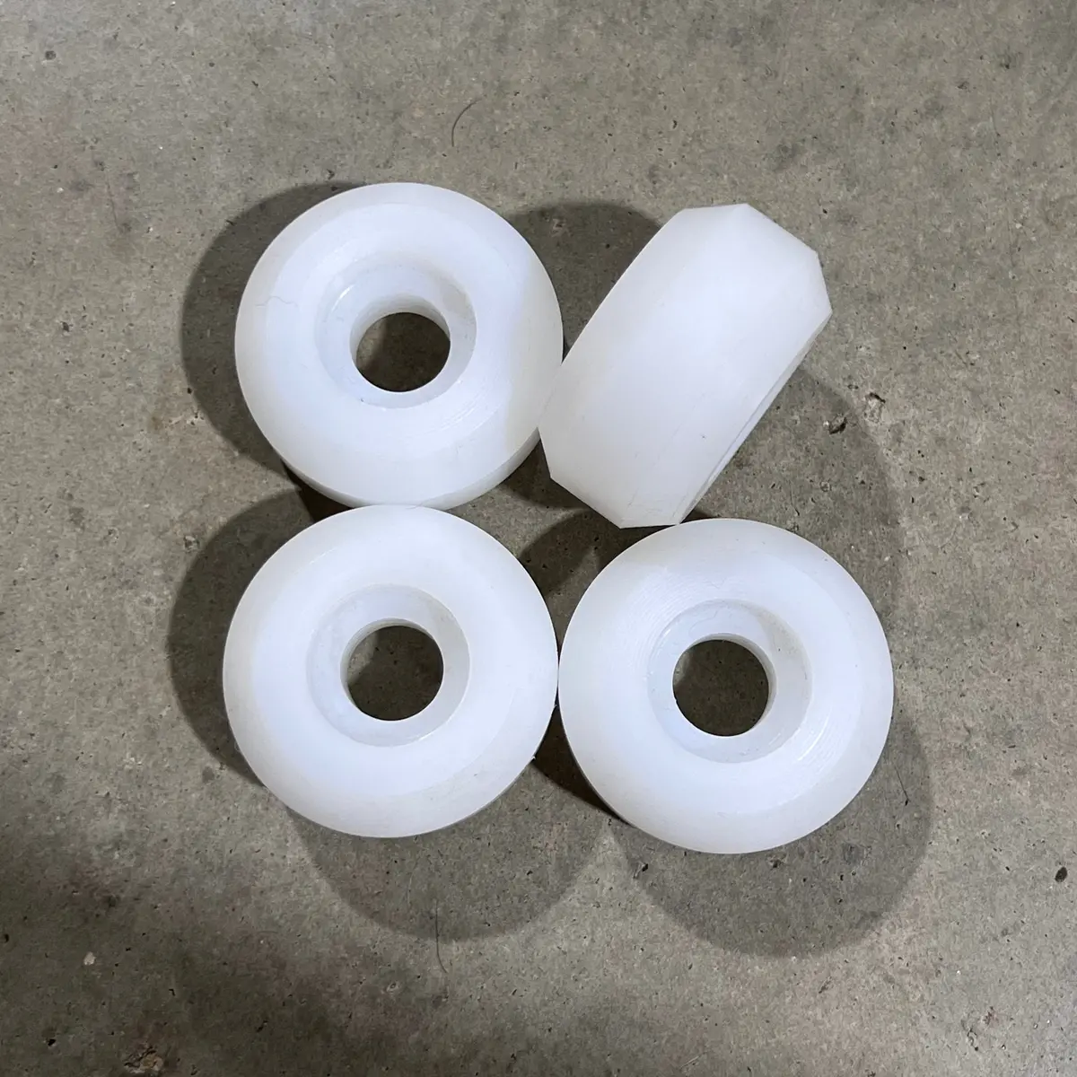 Six Won Six Uhmw Anti Rocker With Bearing Slot- White 1