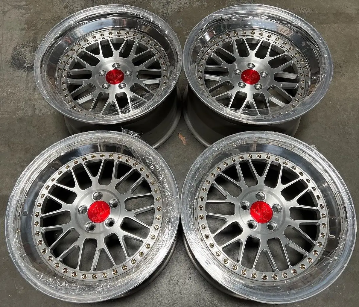 18-Inch GMR GS2 Dual-Step Alloy Wheels – 5x100 Bolt Pattern Set