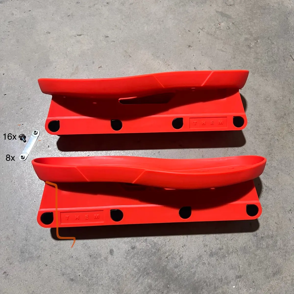 Them X Wknd 80Mm Chassis (Orange) 1