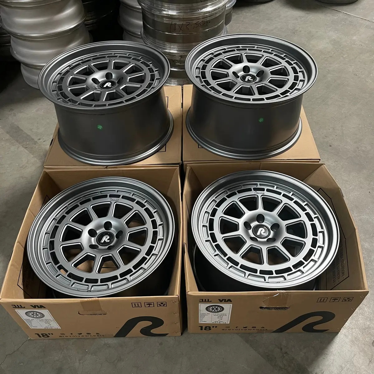 18" x 9.5J APVD Revolve Alloy Wheels – 5x100 Bolt Pattern