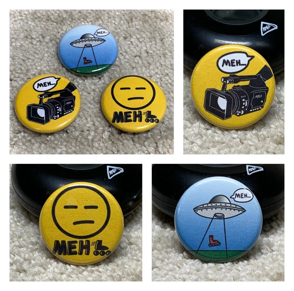 Apex Meh Pins (Sold Individually Or Bundled) 1