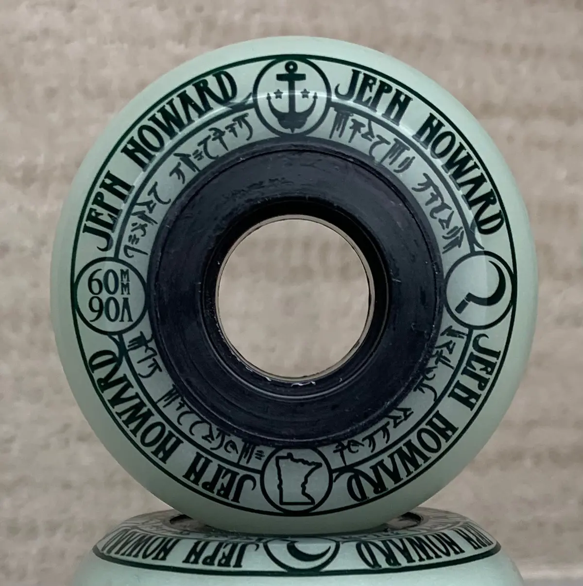 Gc Howard (Jh2) Pro Stock Wheel - Glow In The Dark 60Mm 90A 1