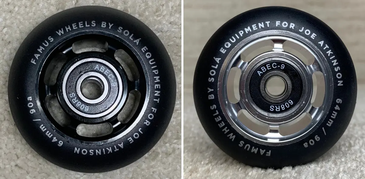 Famus Joe Atkinson Pro Wheels With Abec 9 Bearings (64Mm, 4 Pack) 1