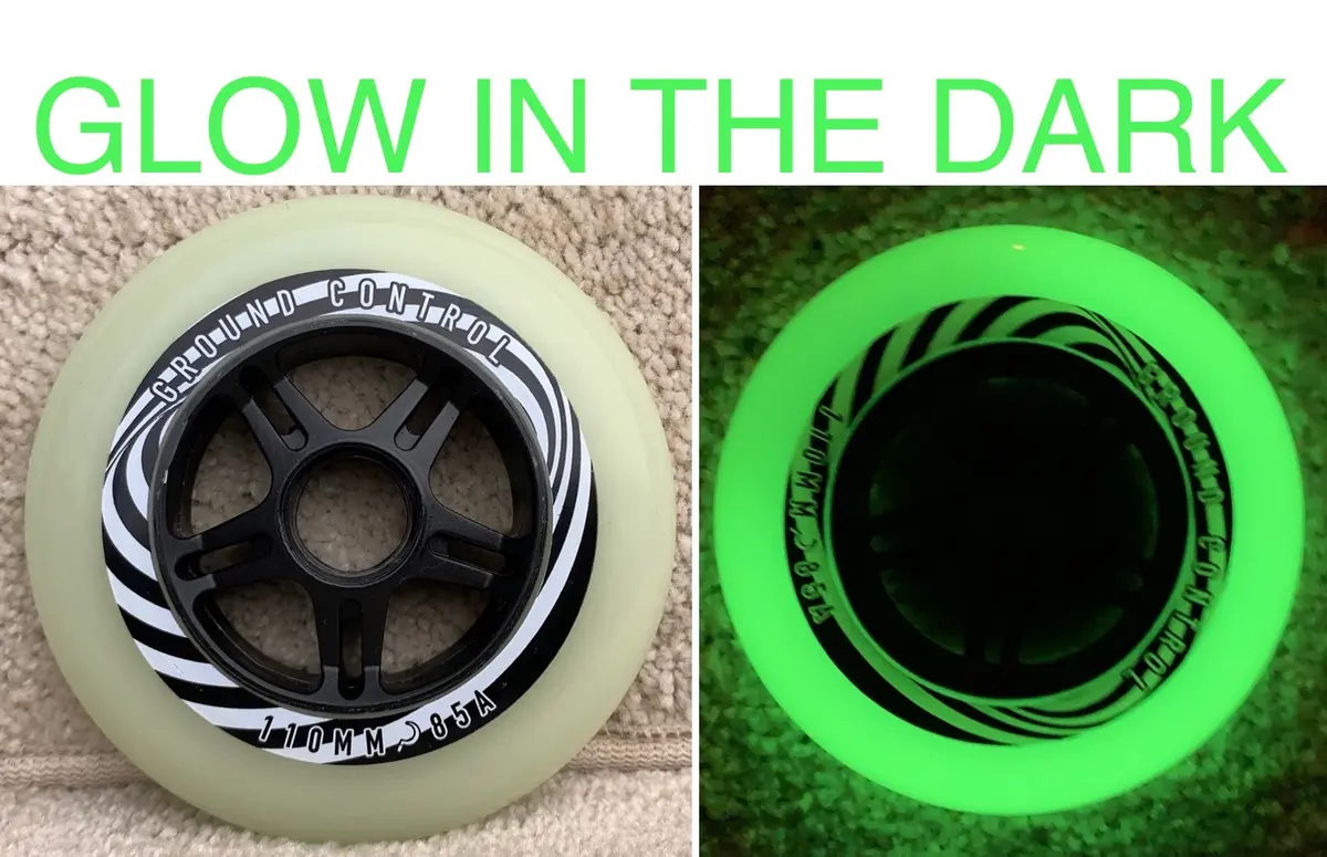 Ground Control 110Mm Glow In The Dark Wheel (6 Pack) 1