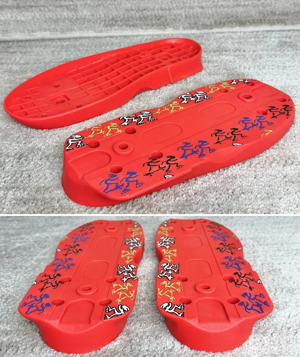Stock Them Skates Soul Plate V3 - Wknd Orange (No Hardware) 1