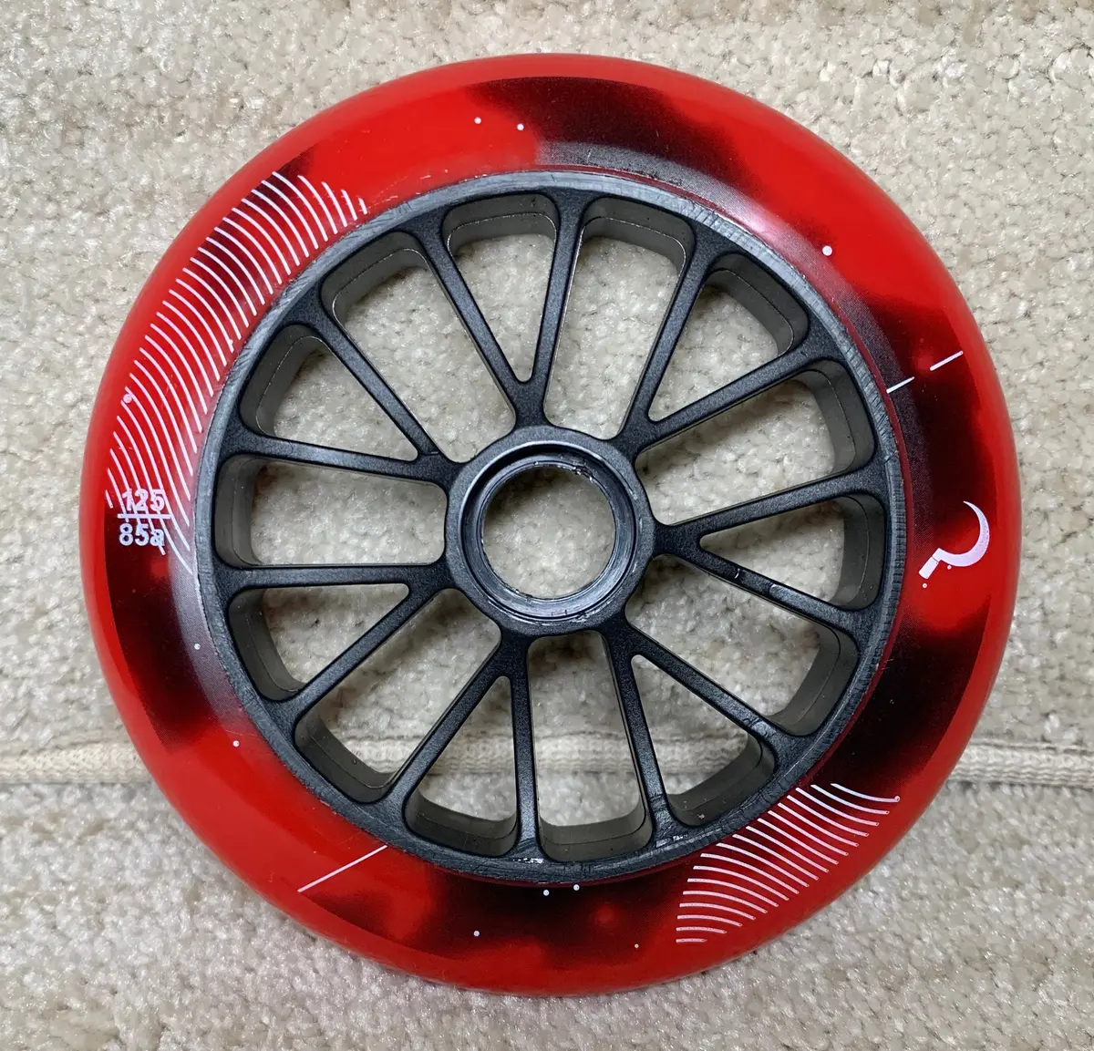 Ground Control Ultimate Rebound (Ur) Wheel - 125Mm, Red (6 Pack) 1