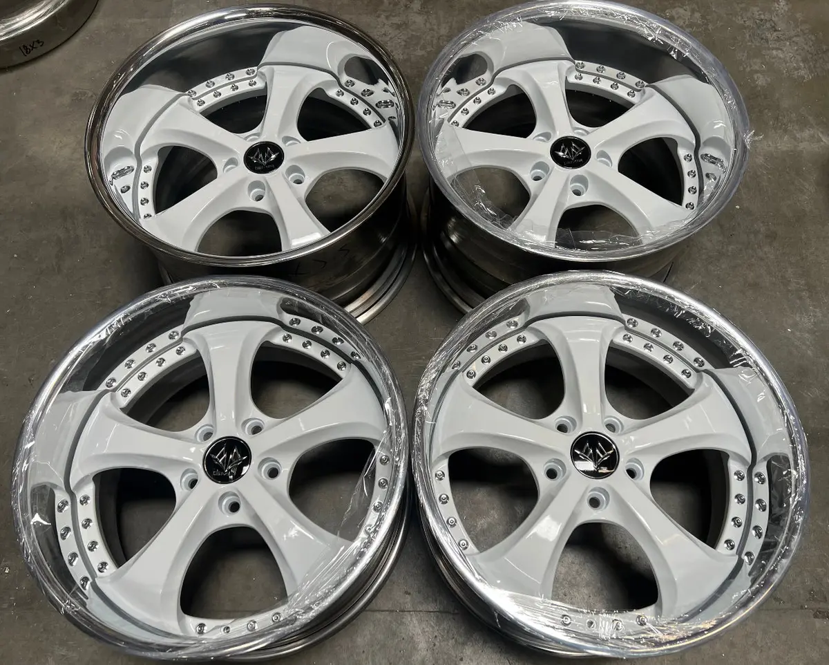 Shop the GMR Saint 18-inch alloy wheels with a 5x120 bolt pattern—stylish, lightweight, and performance-ready.