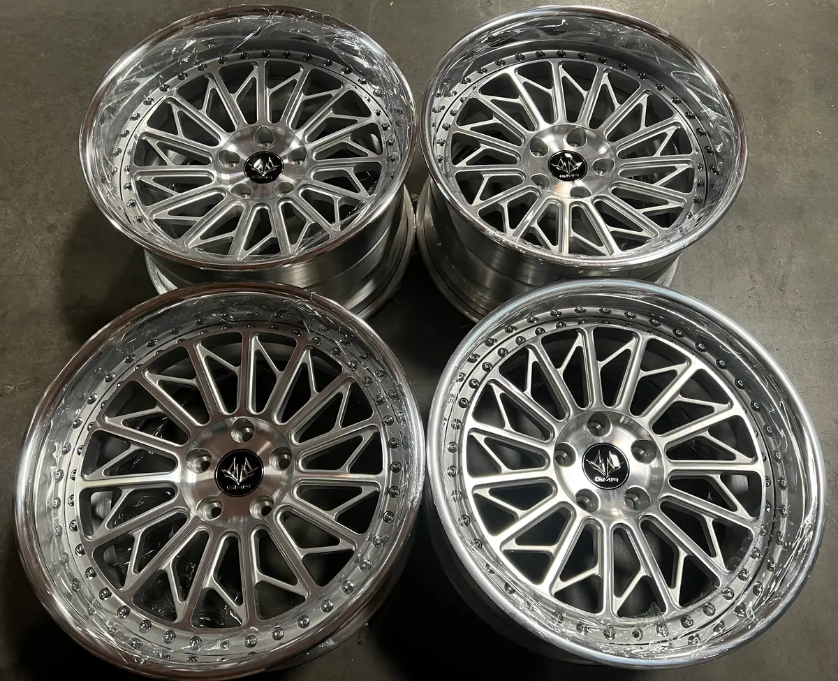 18" GMR MZ3 Directional Alloy Wheels – 5x114.3 Bolt Pattern – Built to Order