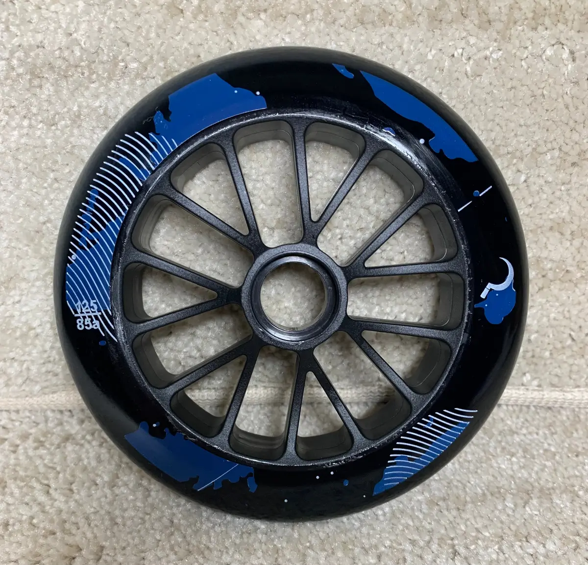 Ground Control Ultimate Rebound (Ur) Wheel - 125Mm, Black (6 Pack) 1