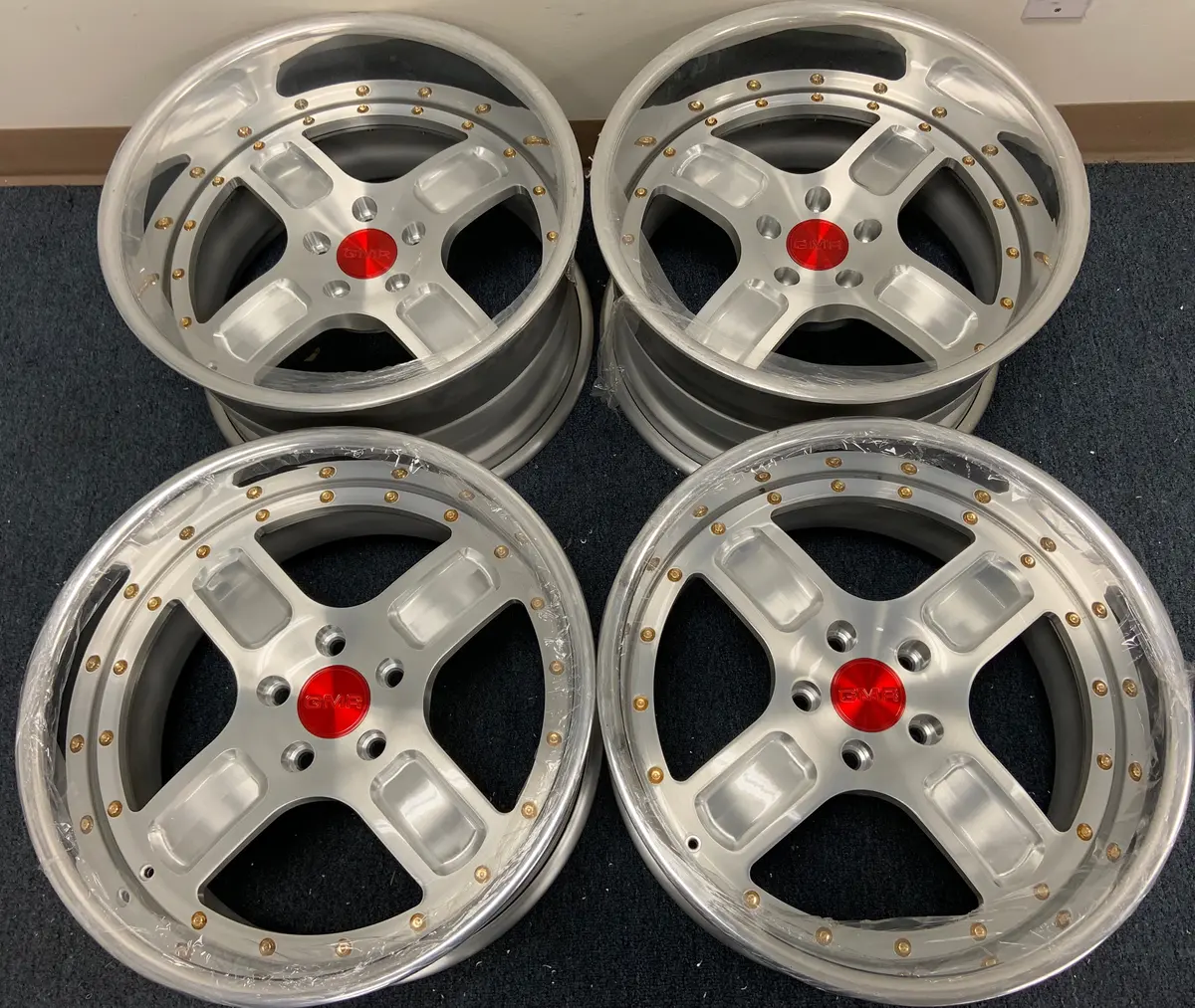 18-Inch GMR CH-5 Alloy Wheels — 5x114.3 Bolt Pattern, Custom-Built to Order