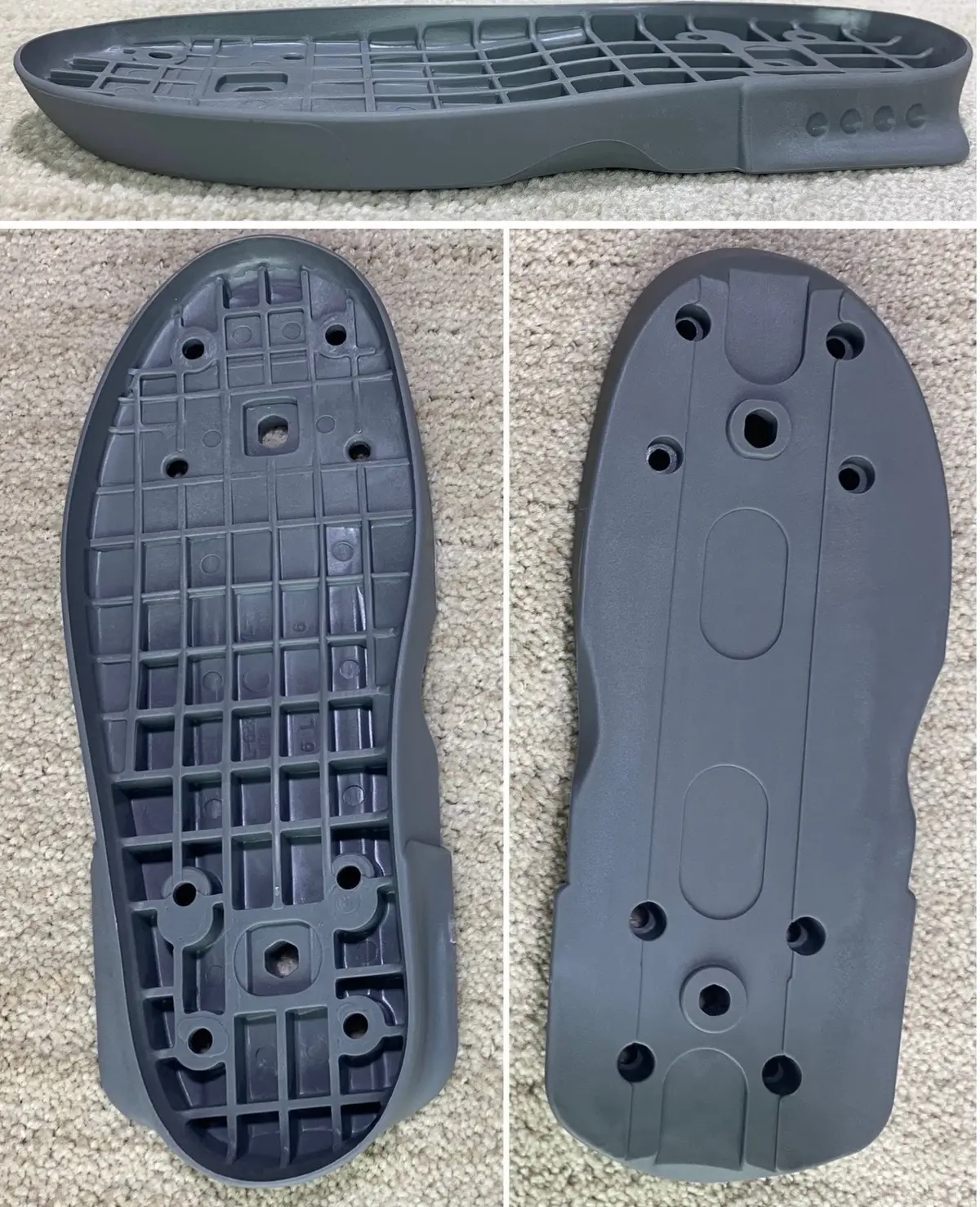 Stock Them Skates Soul Plate V3 - Grey (No Hardware) 1
