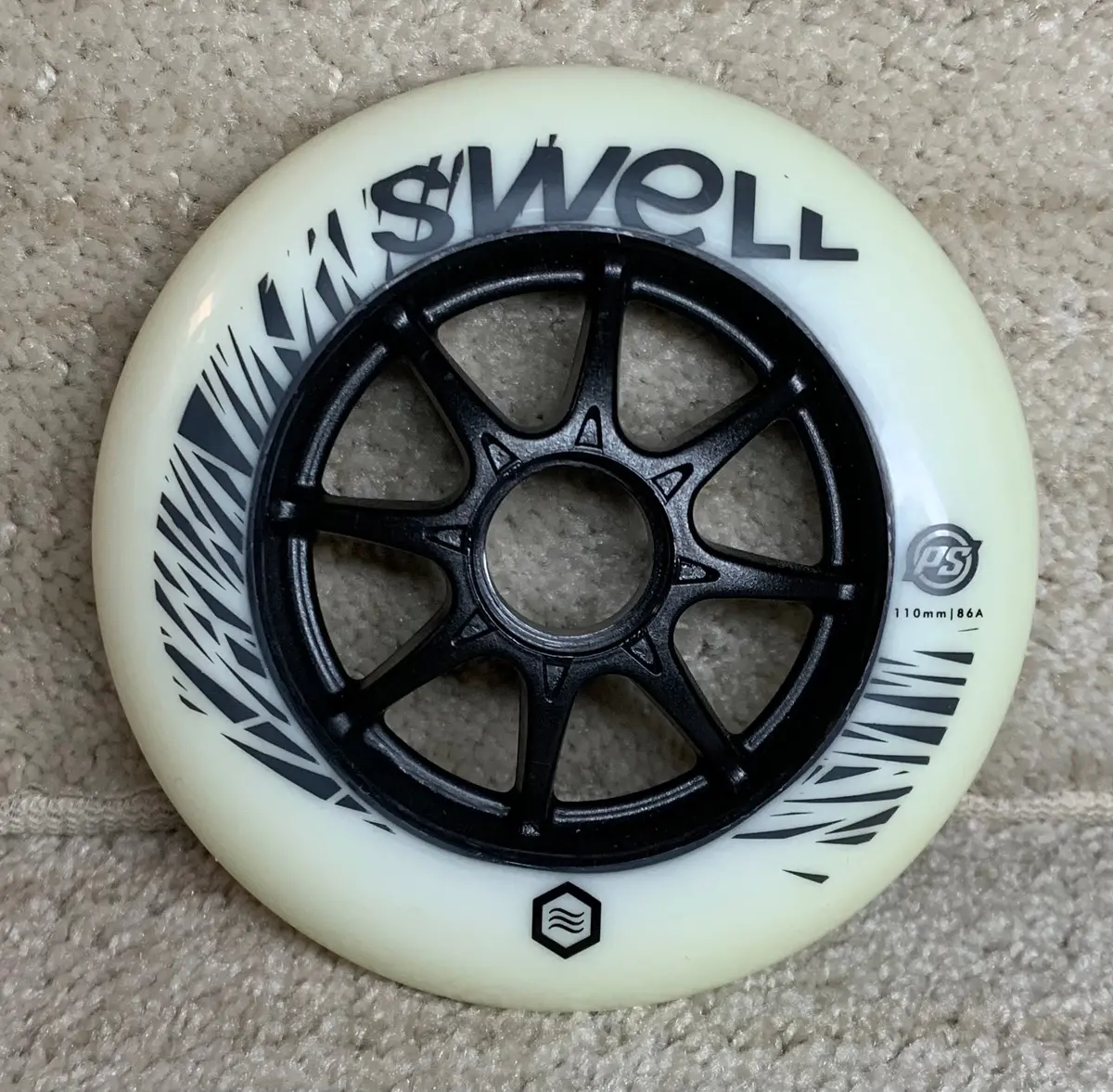 Powerslide Swell Wheel 110Mm - Age Cured Yellow (Sold Per Wheel) 1