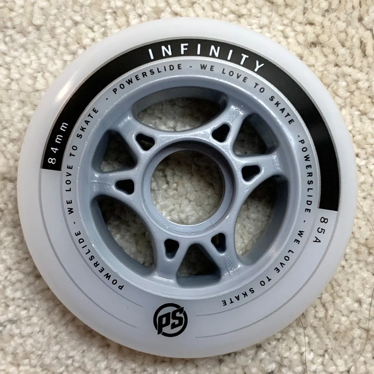 Powerslide Infinity Wheel 84Mm 85A (4 Pack) **Discounted For Yellowing Urethane** 1