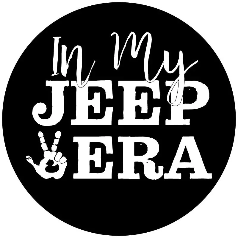 In My Jeep Era Duck & Jeep Wave - Custom Spare Tire Cover For Jeeps 1