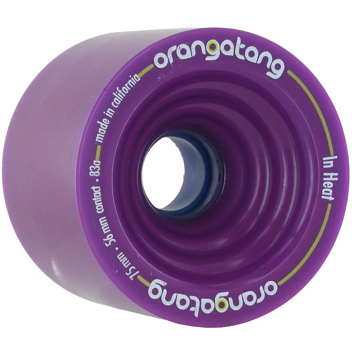 Orangatang In Heat Longboard Wheels 75Mm 83A Purple 1