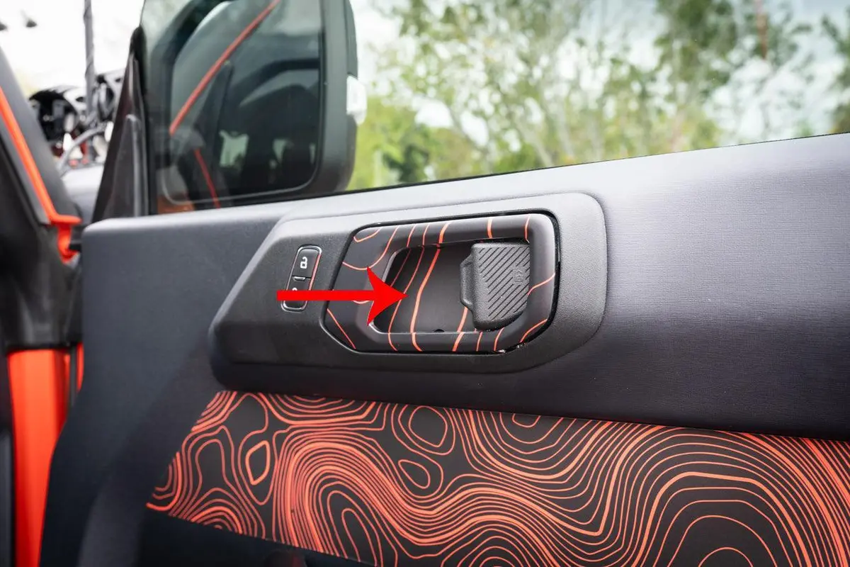 Interior Door Cup Protector Kit - 2021+ Bronco 1