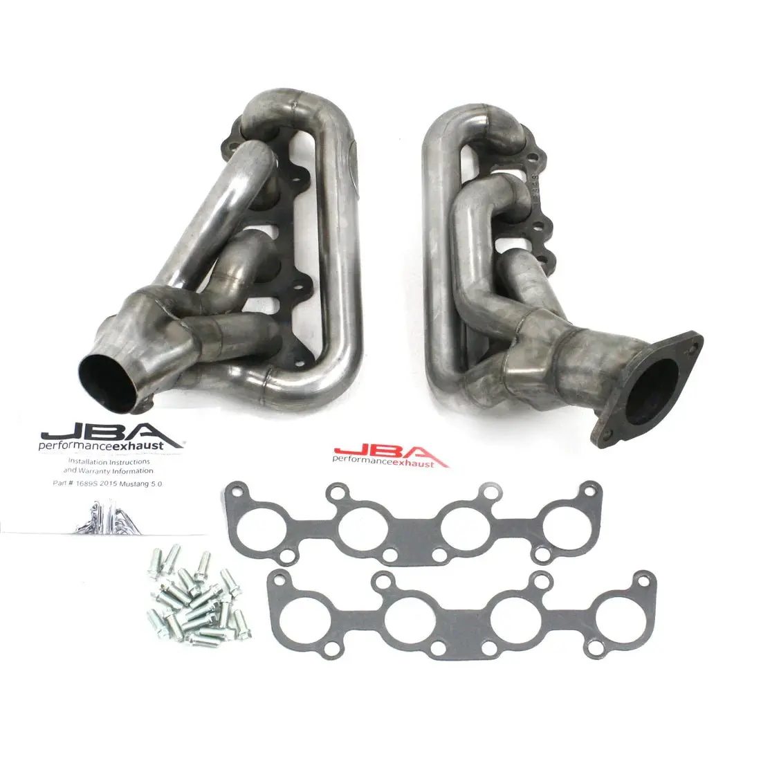 Jba Stainless Steel Shorty Header 2015-2023 Mustang 5.0L 1