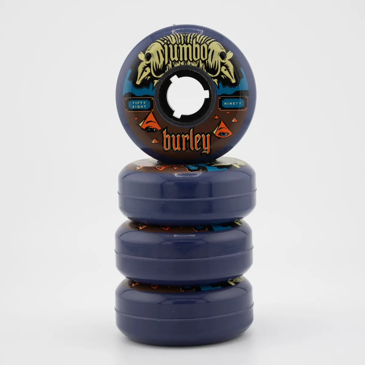 Jumbo Heath Burley Wheels - 58Mm 90A (4Pk) 1