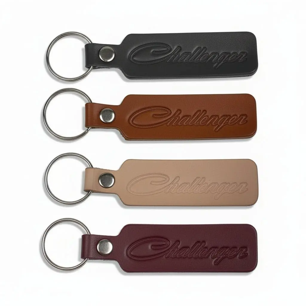 Keychain - Dodge Challenger Leather 1