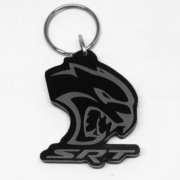 Keychain - Dodge Srt Hellcat (Acrylic) 1