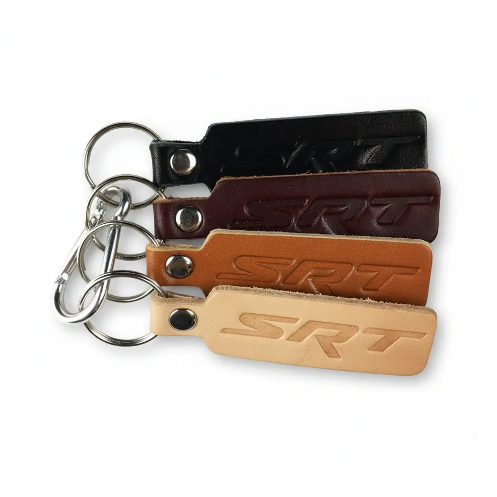 Keychain - Dodge Srt Leather 1