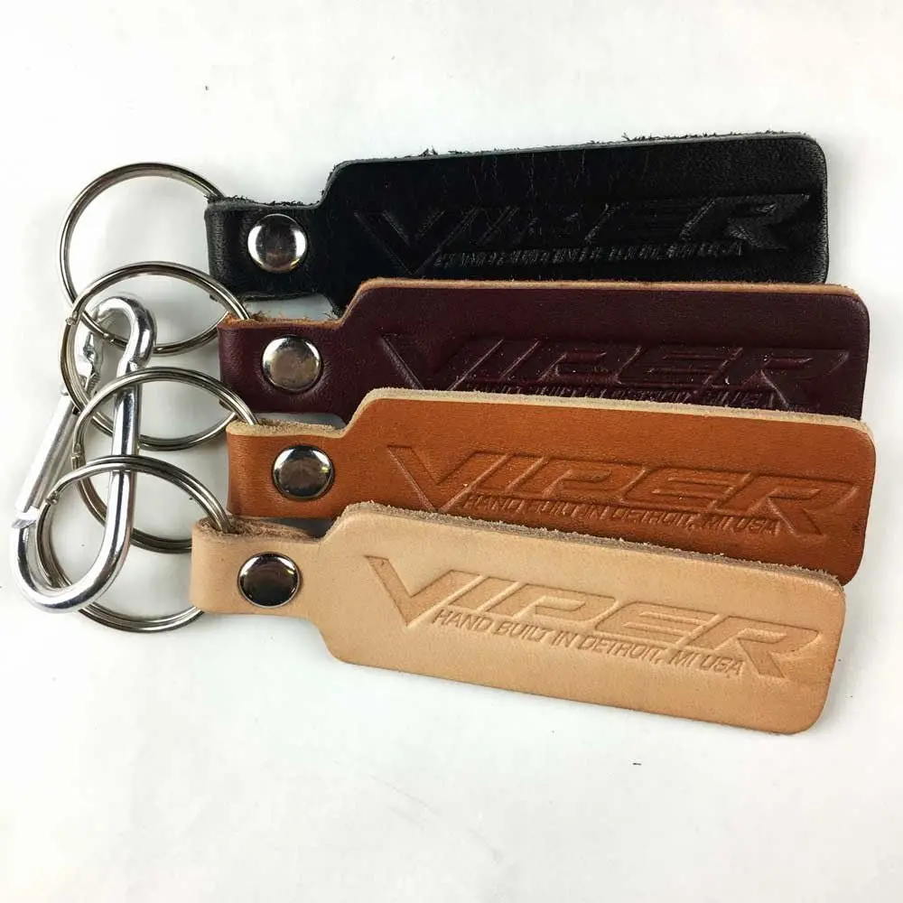 Keychain - Dodge Viper Leather 1
