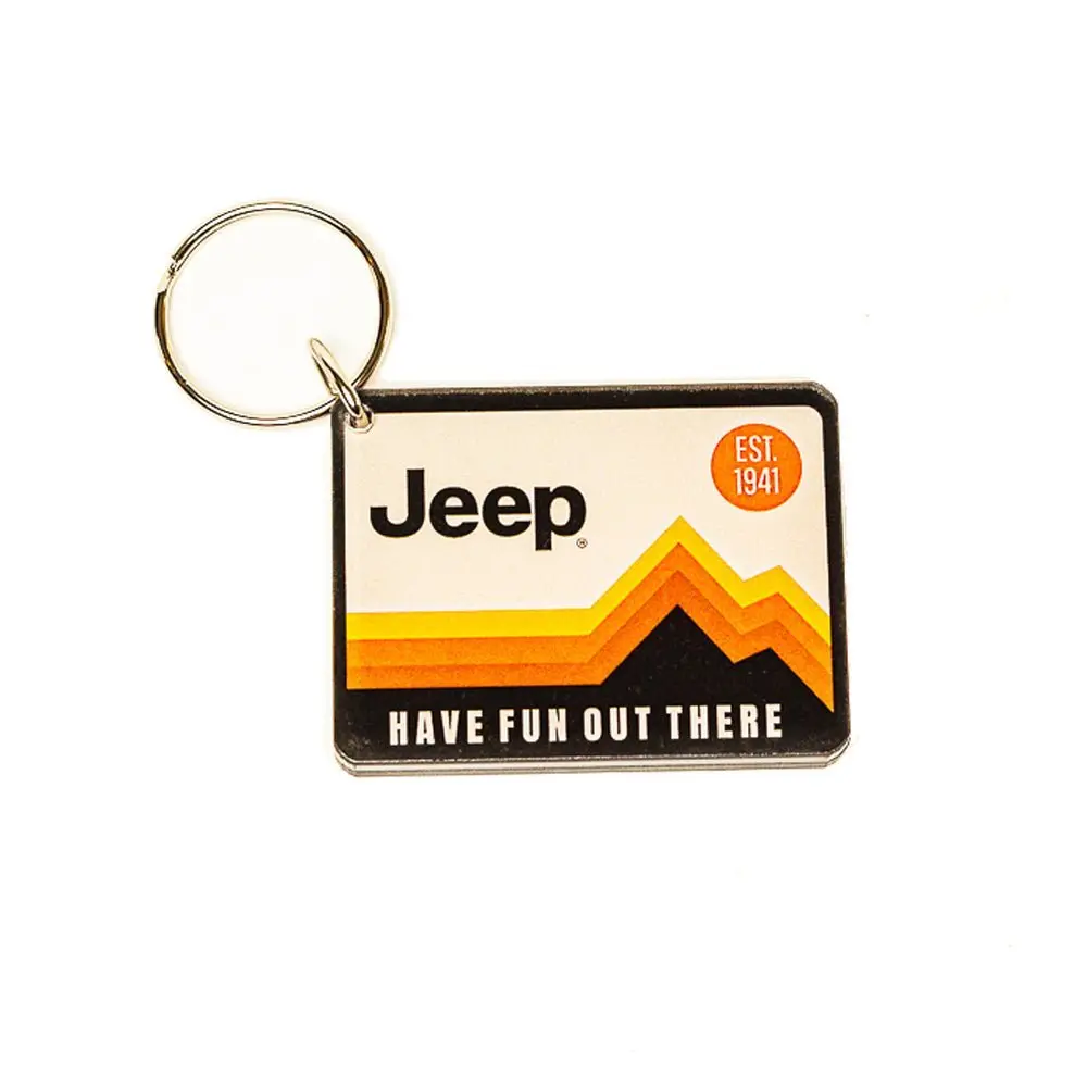 Keychain - Jeep Have Fun Out There (Acrylic) 1