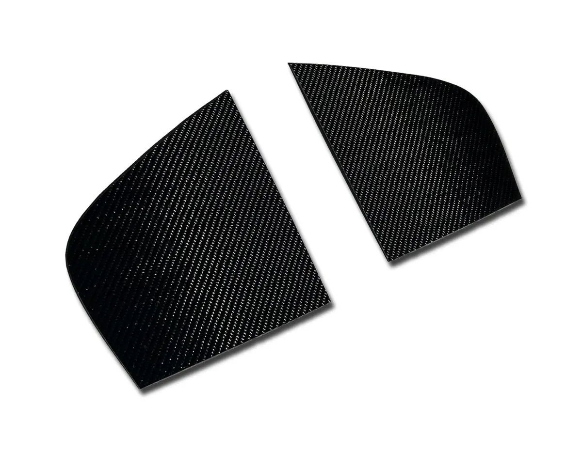 Kia Stinger (2018-2023) Carbon Fiber Rear Window Covers (Pair) 1