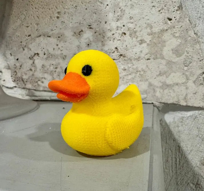 Knit Yellow Classic Duck 1