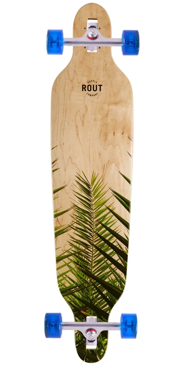 Rout Palms Drop-Thru Longboard Complete 1