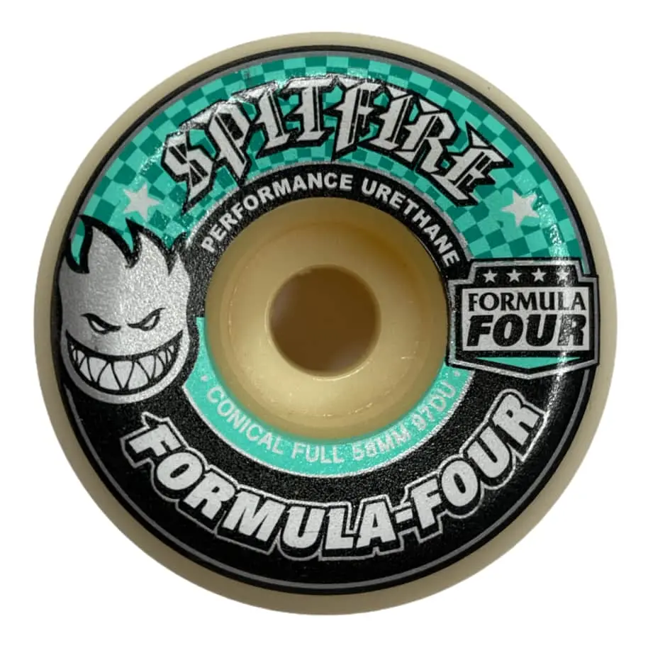 Spitfire Formula Four 58mm 97A Conical Skateboard Wheels