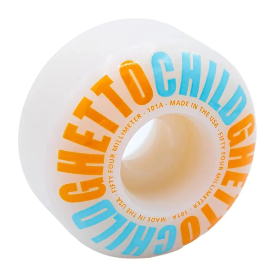 Ghetto Child Classic Skateboard Wheels – 54mm, 101A Hardness