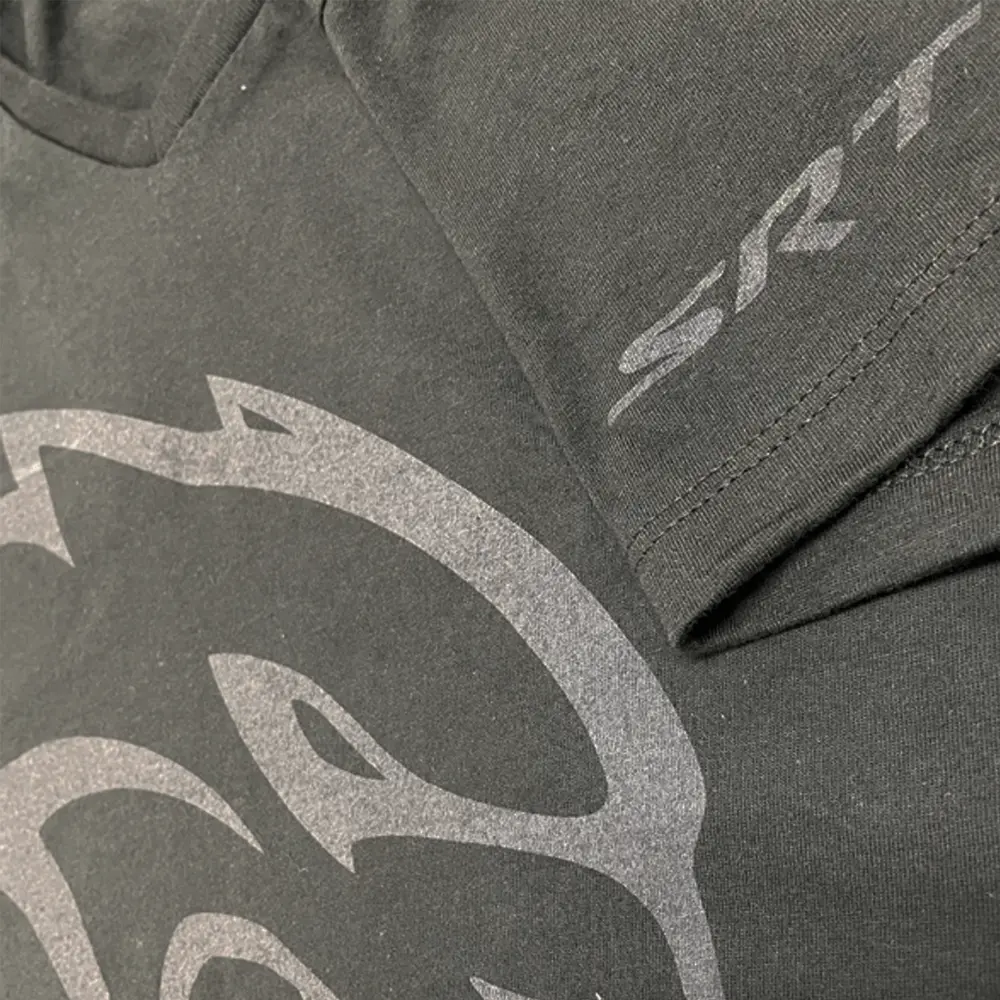 Ladies V-Neck - Dodge Srt Hellcat Blackout 3