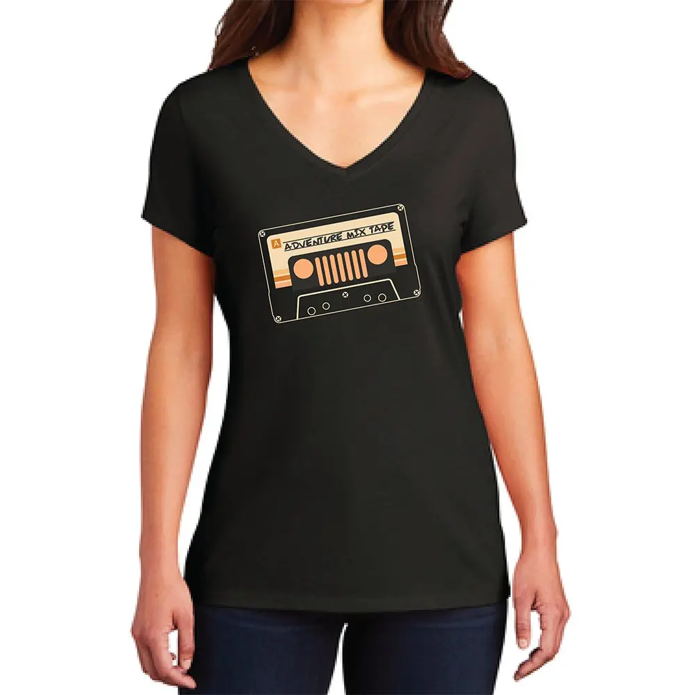 Ladies V-Neck - Jeep® Adventure Mixtape 1