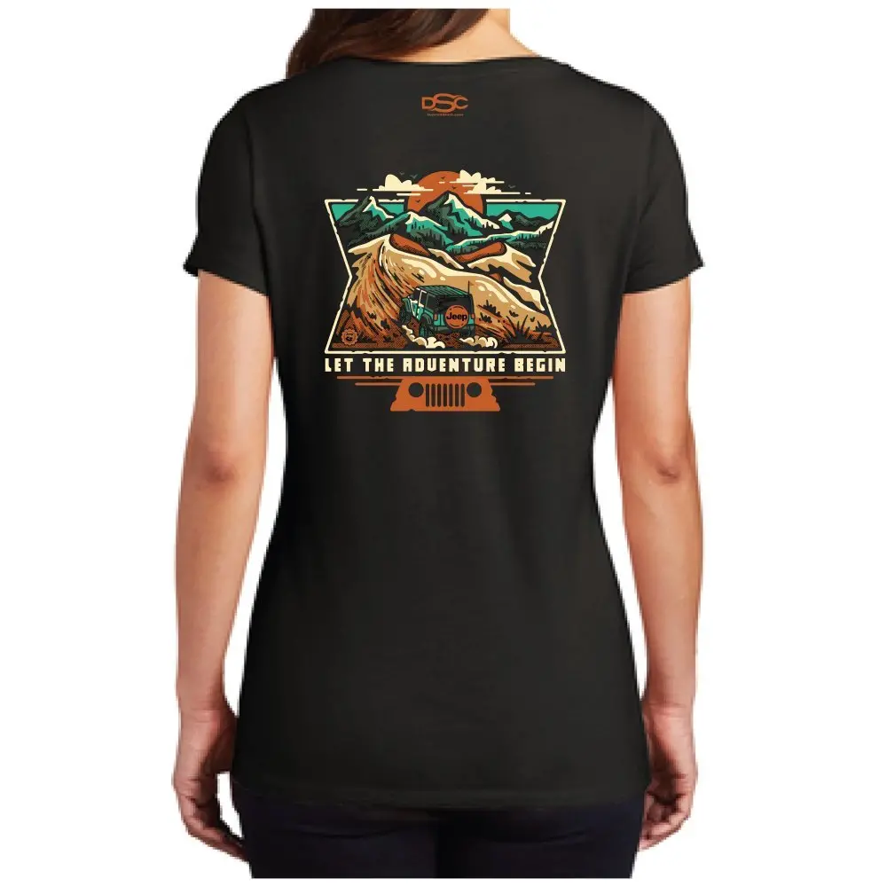 Ladies V-Neck - Jeep® Dunes 1
