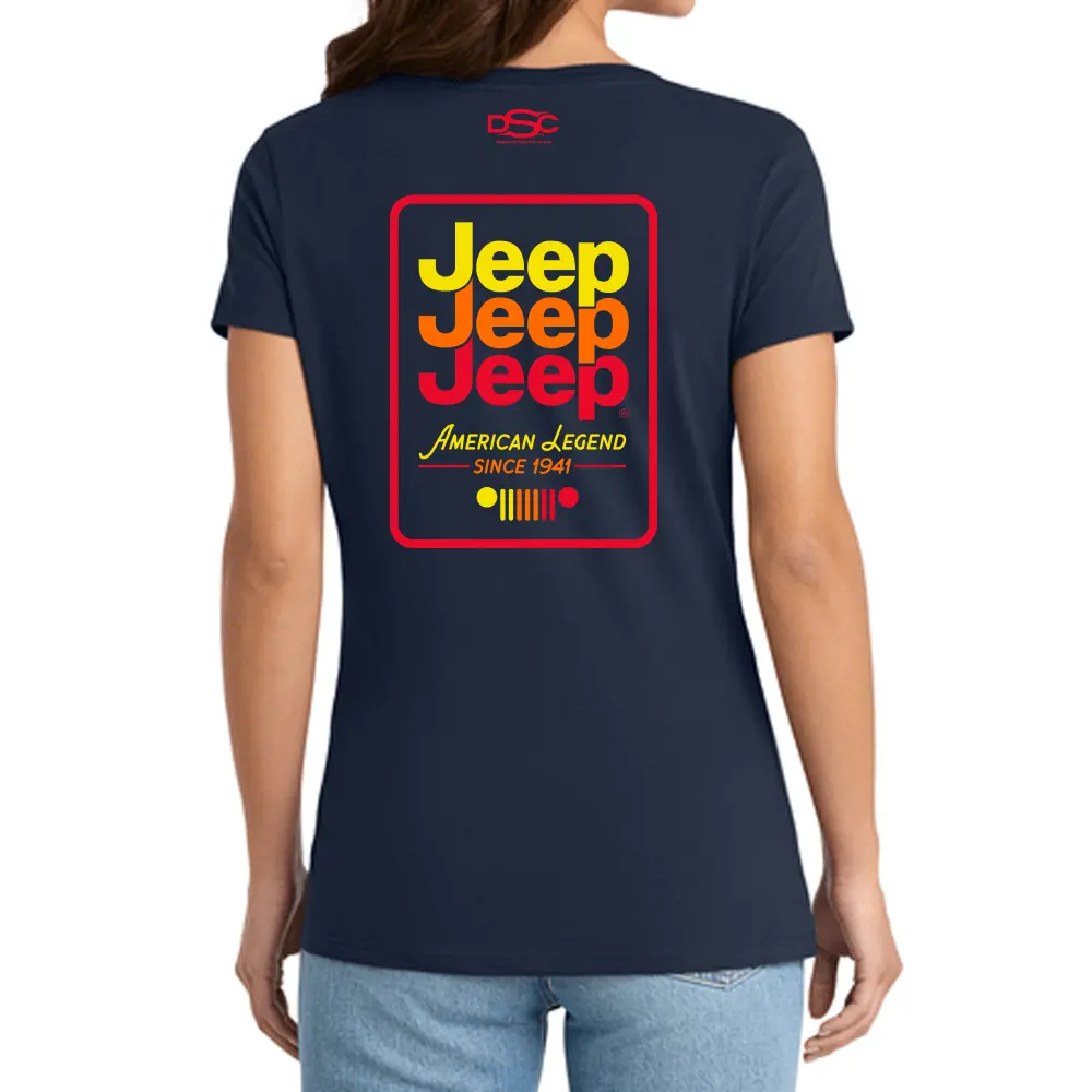 Ladies V-Neck - Jeep® Echo 1