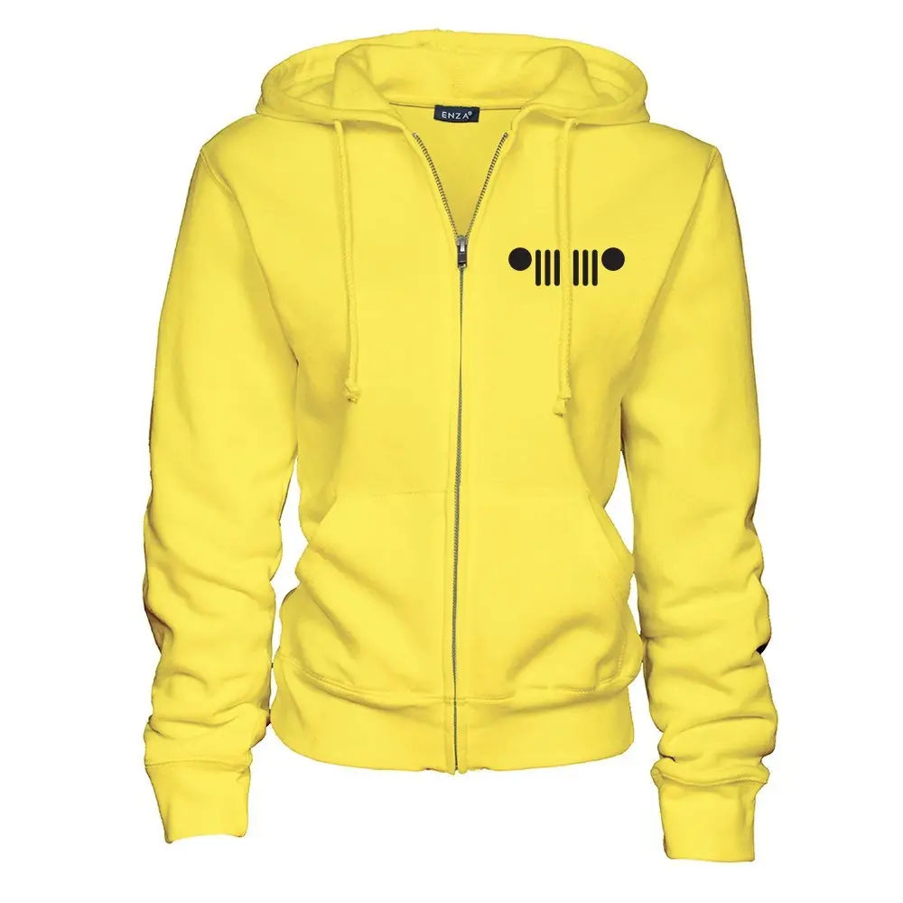 Ladies Jeep® It's A Jeep Thing Duck Zip Hoodie - Yellow 1